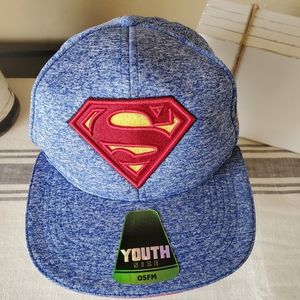 Superman Youth hat, OSFM, adjustable, New With sticker